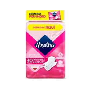 Toallas Protectoras Nosotras Invisible Rapigel x30Unds