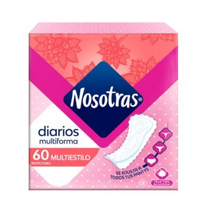 Toallas Protectoras Nosotras Diarios Multiestilo x60Und