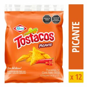 Tostacos Picante Ramo X12 Paquetes Cont. Neto 300g