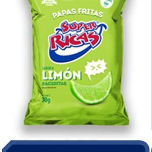 Papas Sabor Limon X30gr Super Ricas