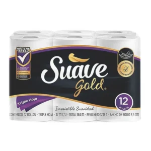 Papel Higiénico Suave Gold x 12 Rollos