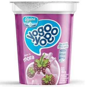 Yogurt Alpina YogoYogo Sabor Mora Vasito x150g