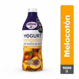 Yogurt Alpina Original Con Trozos e Melocoton x1000g
