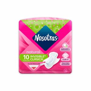 Toallas Protectoras Nosotras Invisible Clasica x10Unds