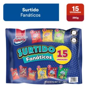 Surtido Fanaticos X15Paq Cont. Neto X290g